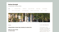Desktop Screenshot of andreakorenjak.com
