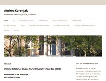 Tablet Screenshot of andreakorenjak.com